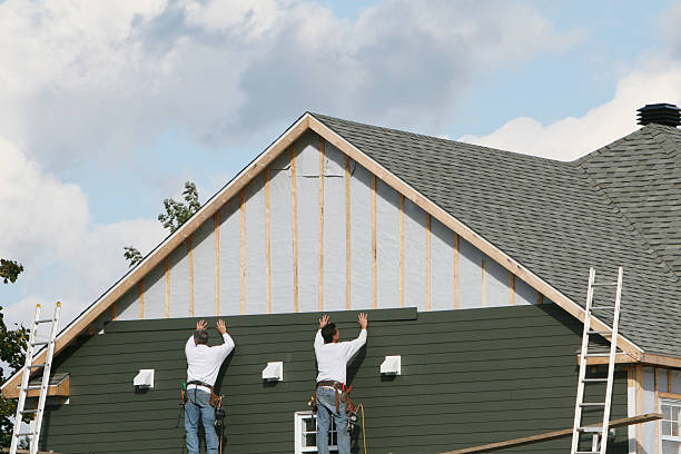 Professional Siding Replacement technician working in Chesterfield, NJ